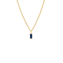 Birthstone Baguette Necklace