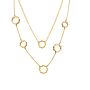 Rosette Necklace Set