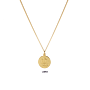 Zoe Zodiac Coin Necklace