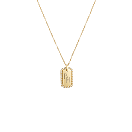 Kette mit Medaillon Monogram