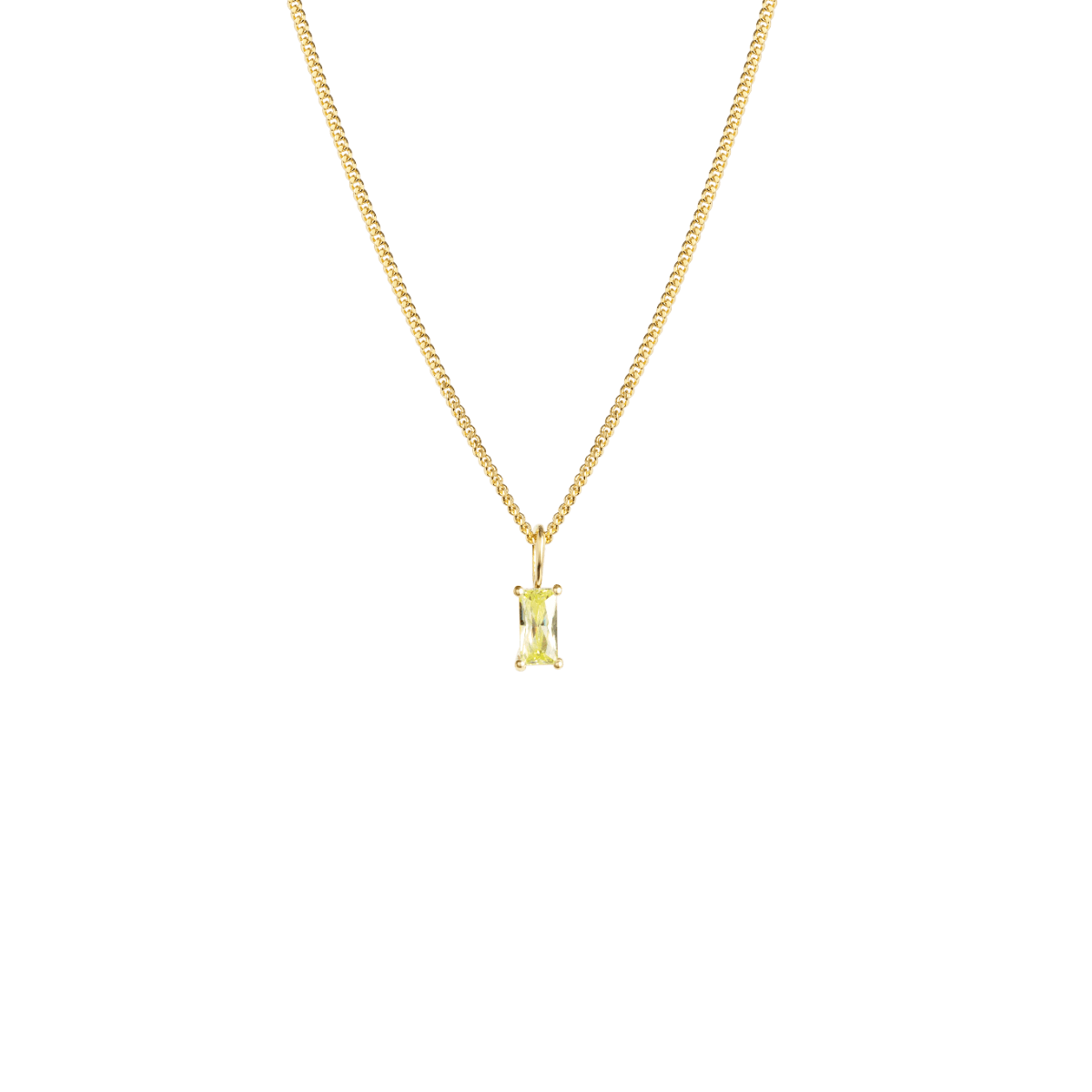 Birthstone Baguette Kette