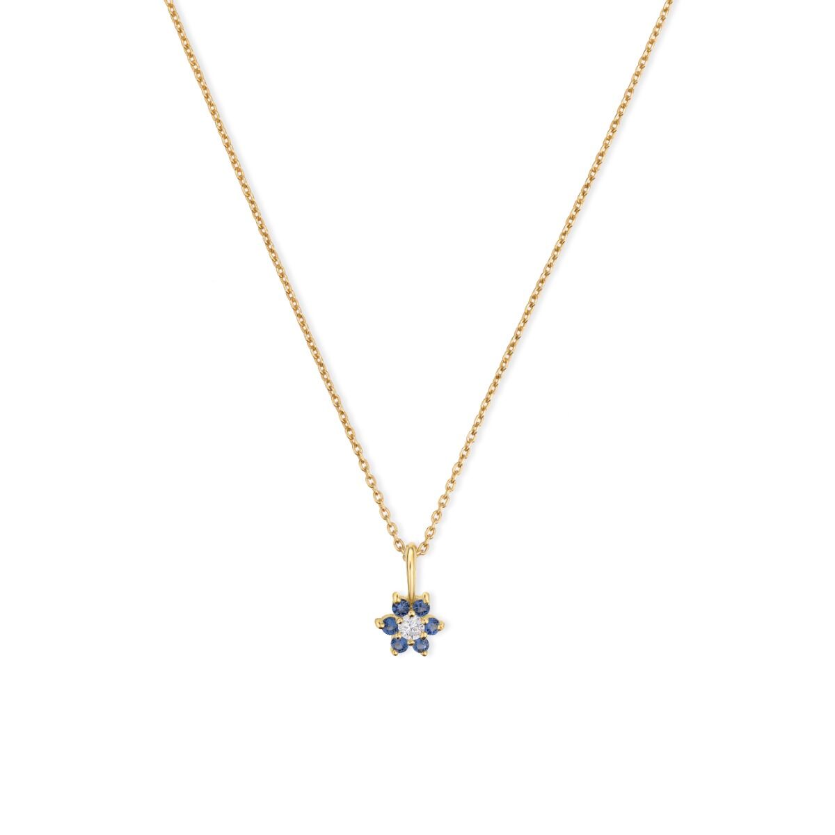 Flora Flower Birthstone Necklace