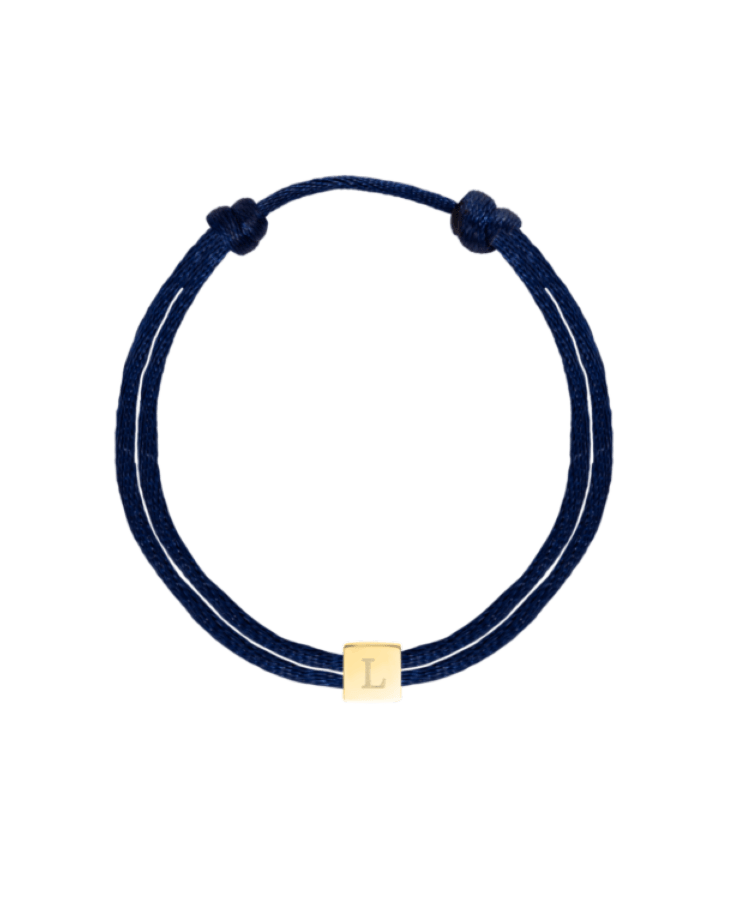 Bracelet cordon Trèfle - Or / Argent - Maison Jodh