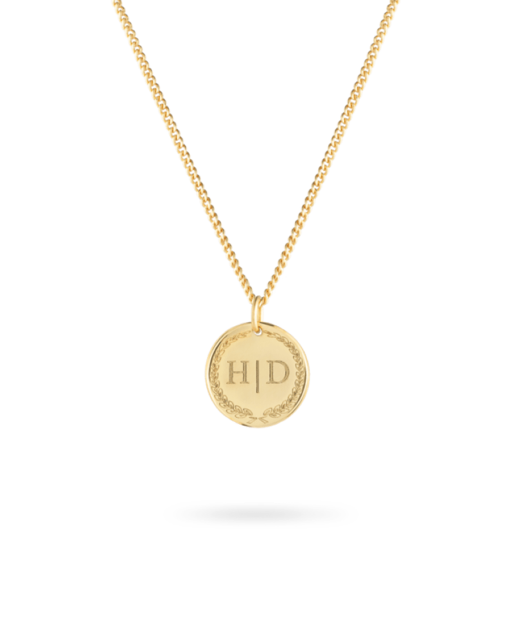 Initial Coin Ketting Deluxe