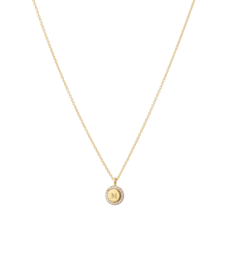 Tiny Bubble Coin Necklace